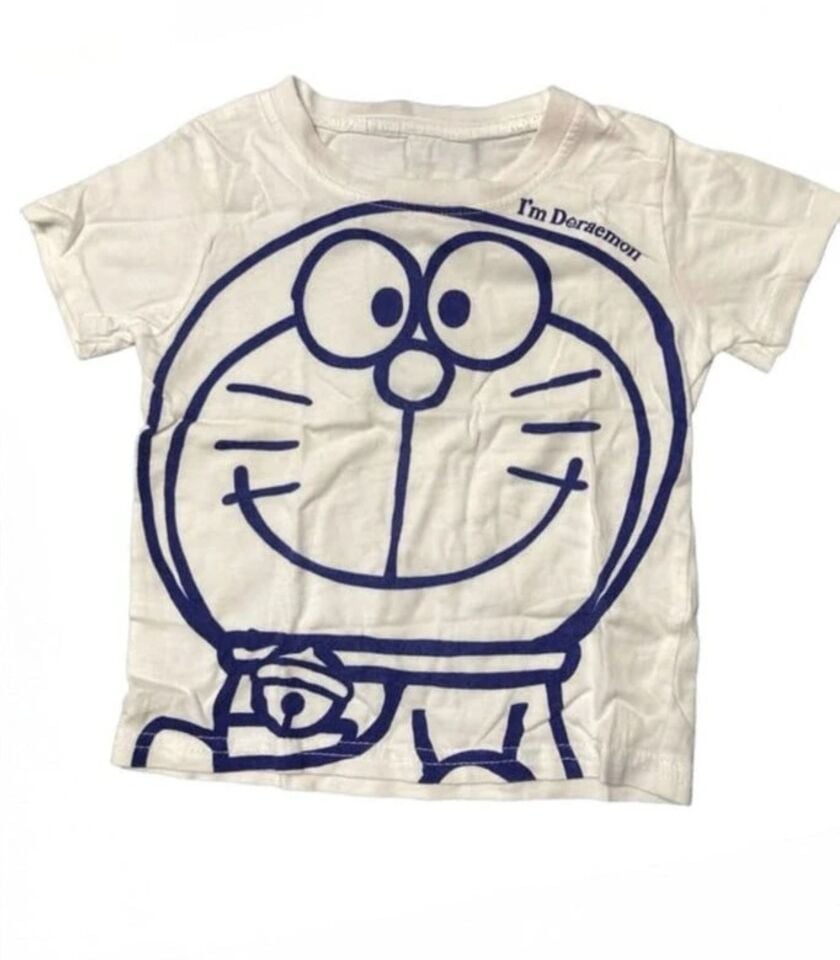 Beyaz Doraemon Unisex T-Shirt