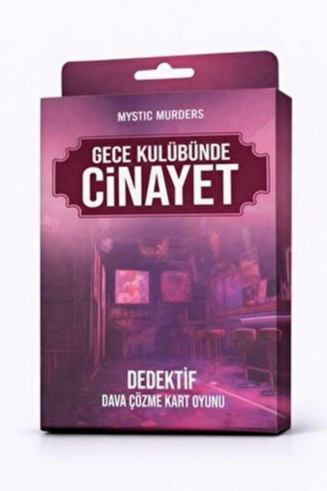 Dedektif Kart Oyunu Dava Çözme Gece Kulübünde Cinayet Suç Kartları 38 Adet