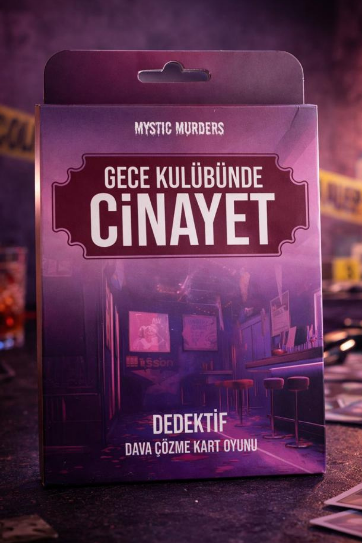 Dedektif Kart Oyunu Dava Çözme Gece Kulübünde Cinayet Suç Kartları 38 Adet