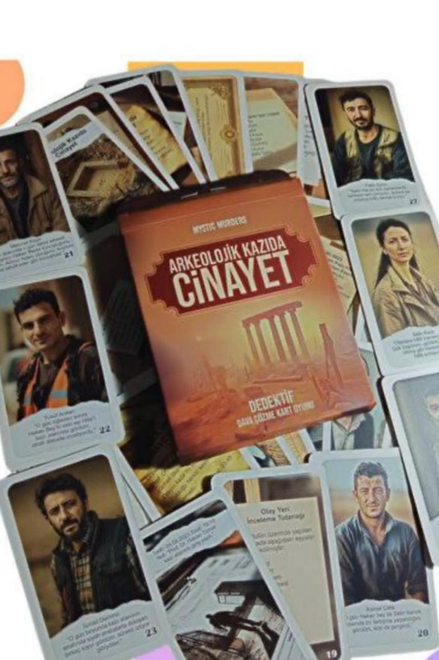 Arkeolojik Kazıda Cinayet Suç Dosyası Serisi Dedektif Kart Oyunları