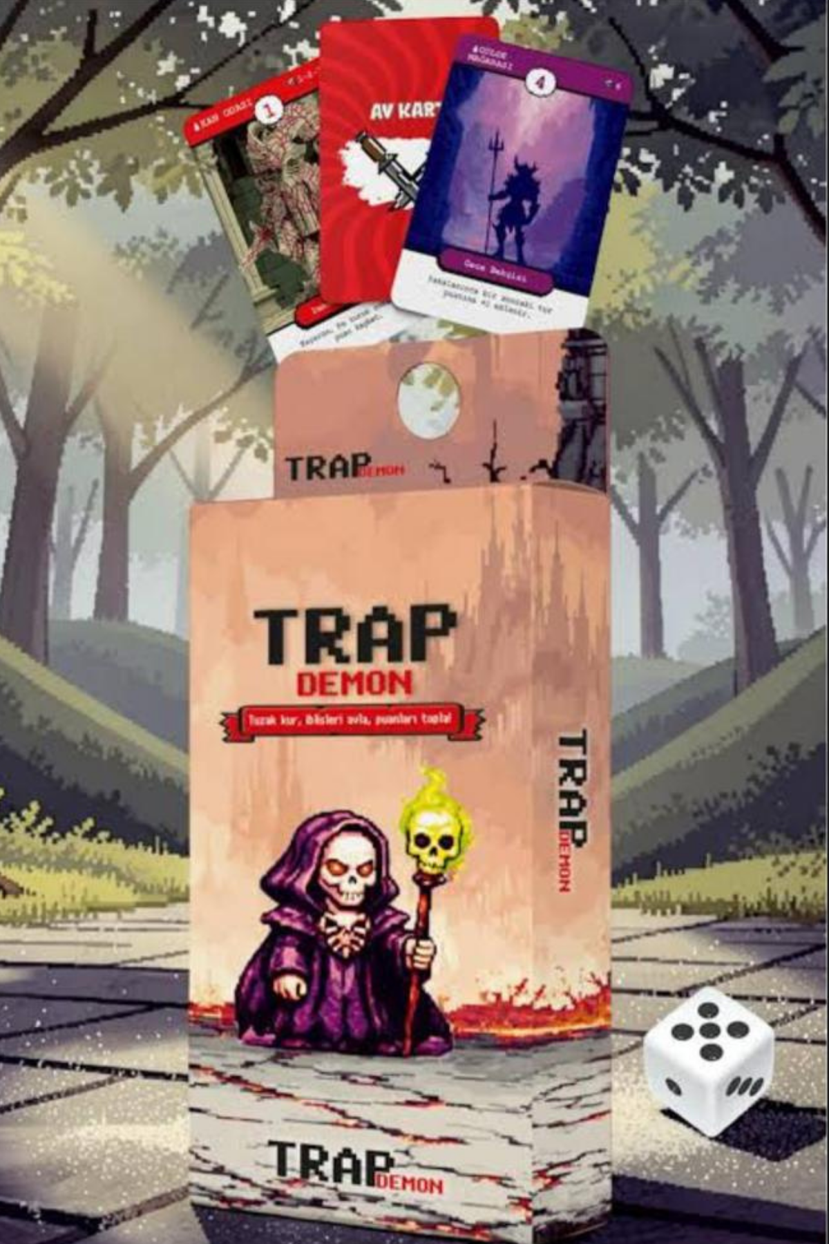 Trap zar hediyeli Kart Oyunu