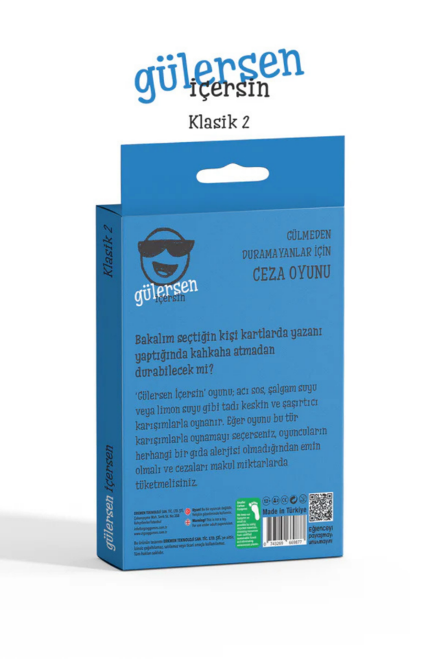 Gülersen İçersin Serisi Klasik 2 Cezalı Kutu Oyunları