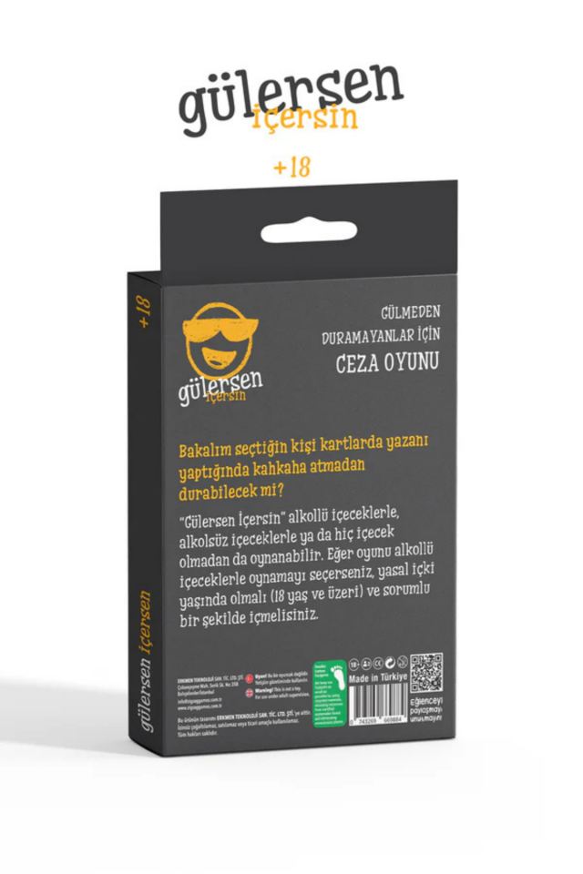 Gülersen İçersin Serisi +18 Cezalı Kutu Oyunları