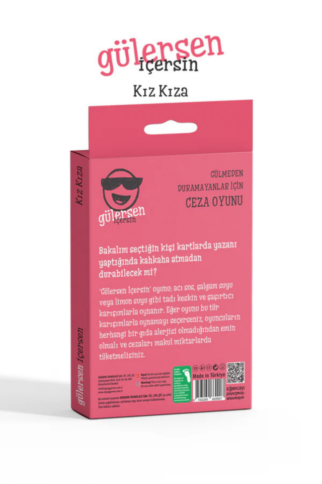 Gülersen İçersin Serisi KIZ-KIZA Cezalı Kutu Oyunları