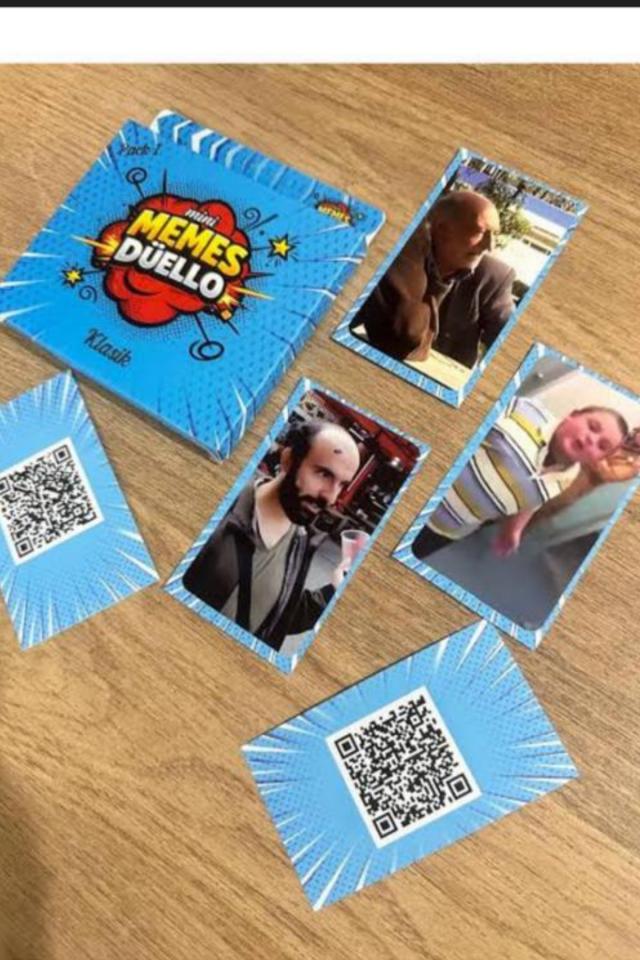 Memes Düello Mini Klasik Kart Oyunu 45 Kart