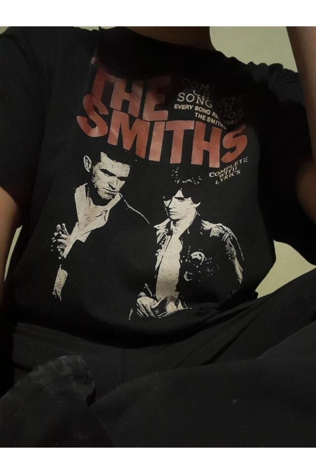 Siyah Vintage The Smiths Unisex T-shirt