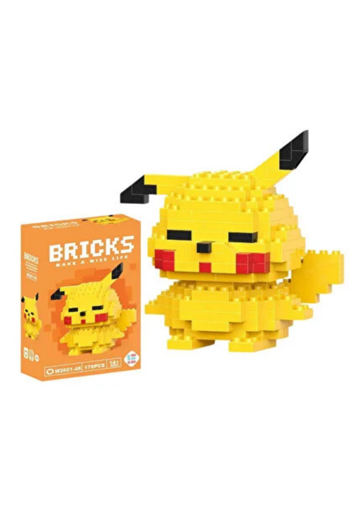 Building Blocks 3 Boyutlu Pikachu Blok Figür Yapbozu