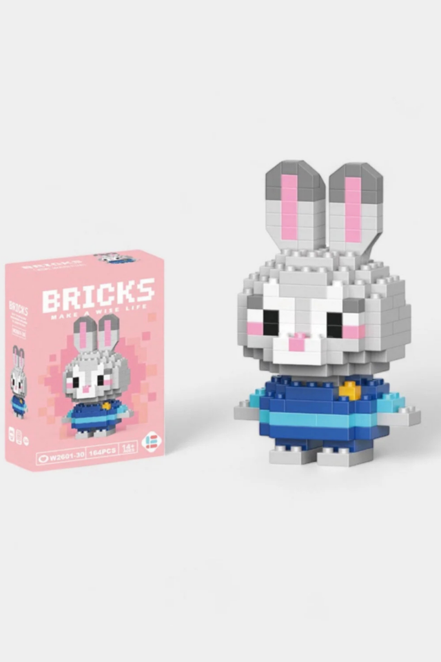 Building Blocks 3 Boyutlu Zootopia Judy Hopps Blok Figür Yapbozu