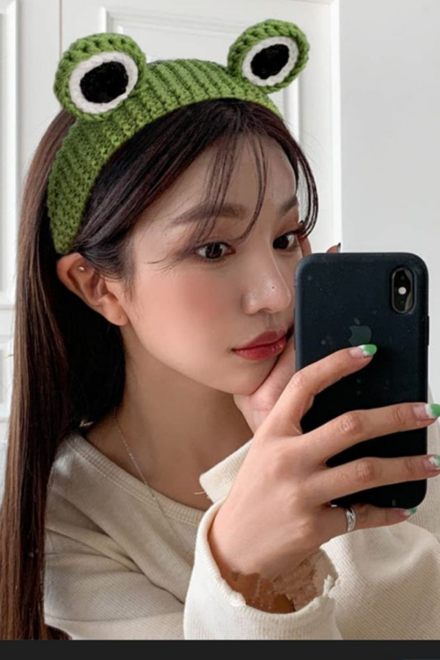 Koren Kurbağa Örgü Viral Pinterest Taç