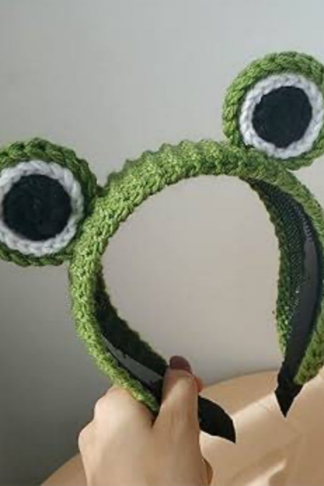 Koren Kurbağa Örgü Viral Pinterest Taç