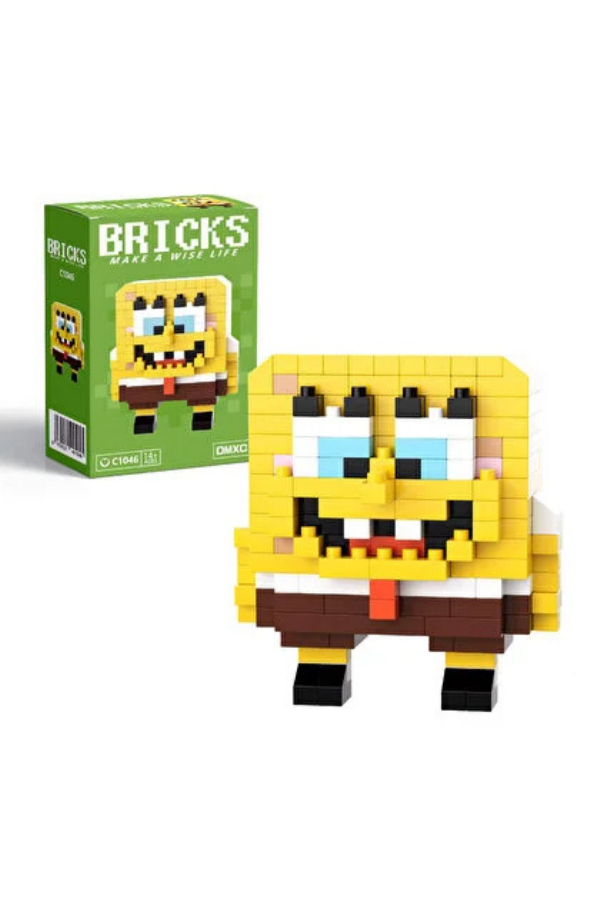 Building Blocks 3 Boyutlu Sponge Bob Blok Figür Yapbozu