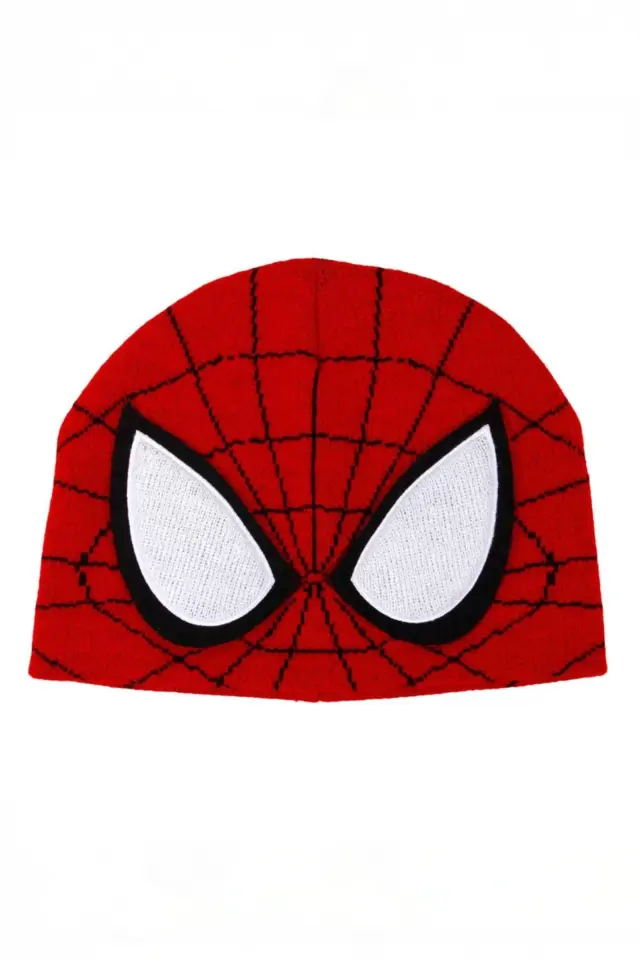 Kırmızı Spider-Man Face Bere