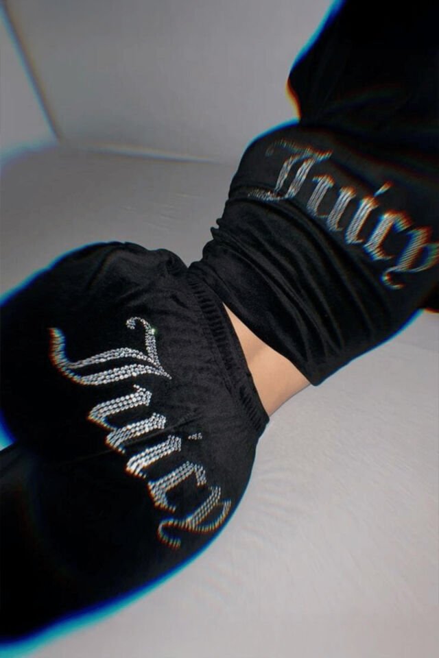 Siyah Juicy Couture Kadife Pijama Takımı Siyah - S