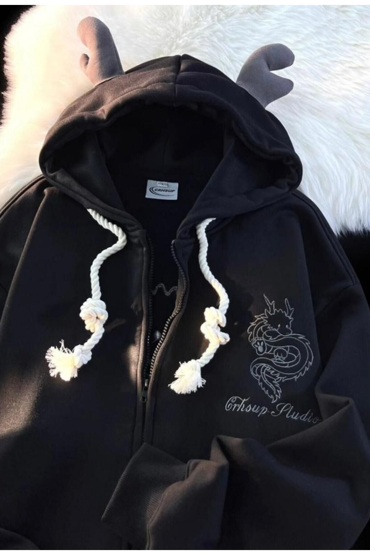 Baby Dragon Kapüşonlu Sweatshirt