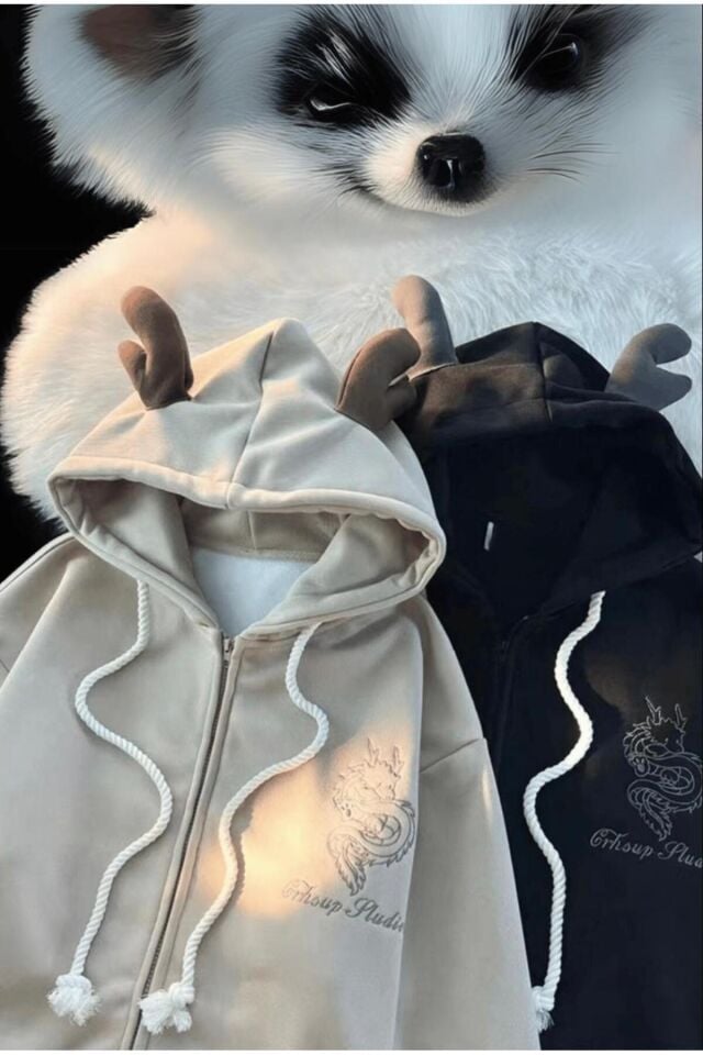 Baby Dragon Kapüşonlu Sweatshirt