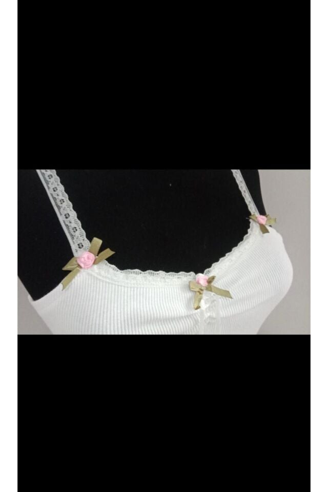 Roses Coquette Lolita Pinterest Dantel Askılı Crop Top