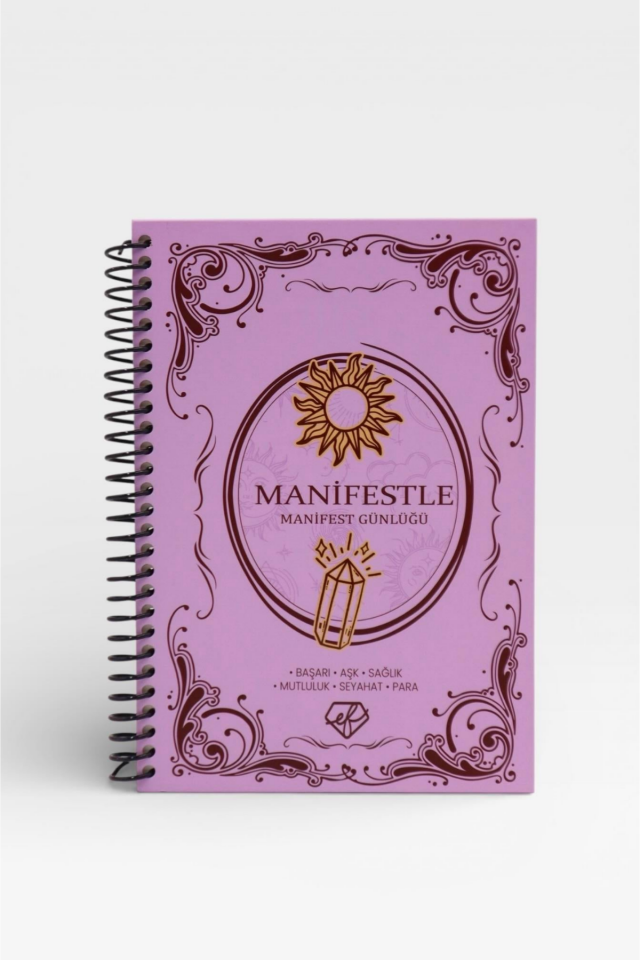 MANİFESTLE Serisi Manifest Günlüğü Ajanda Mor S2