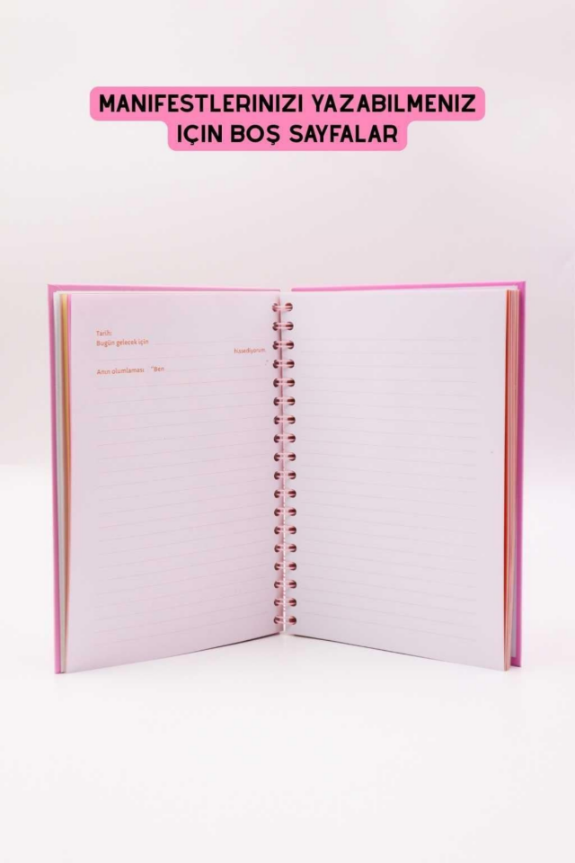 MANİFESTLE Serisi Manifest Günlüğü Ajanda Mor S2
