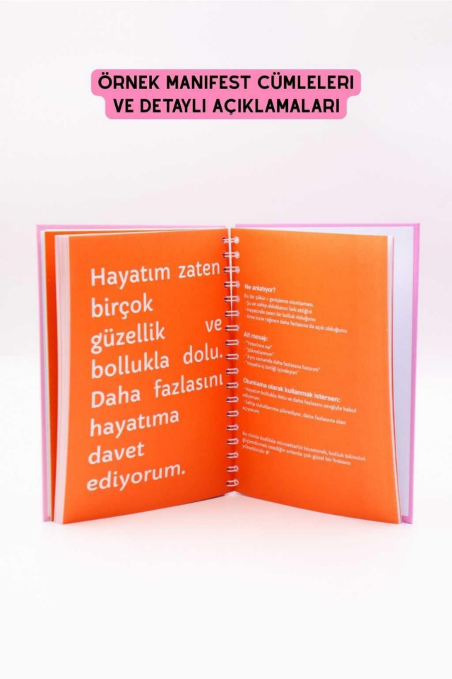 MANİFESTLE Serisi Manifest Günlüğü Ajanda Mor S2