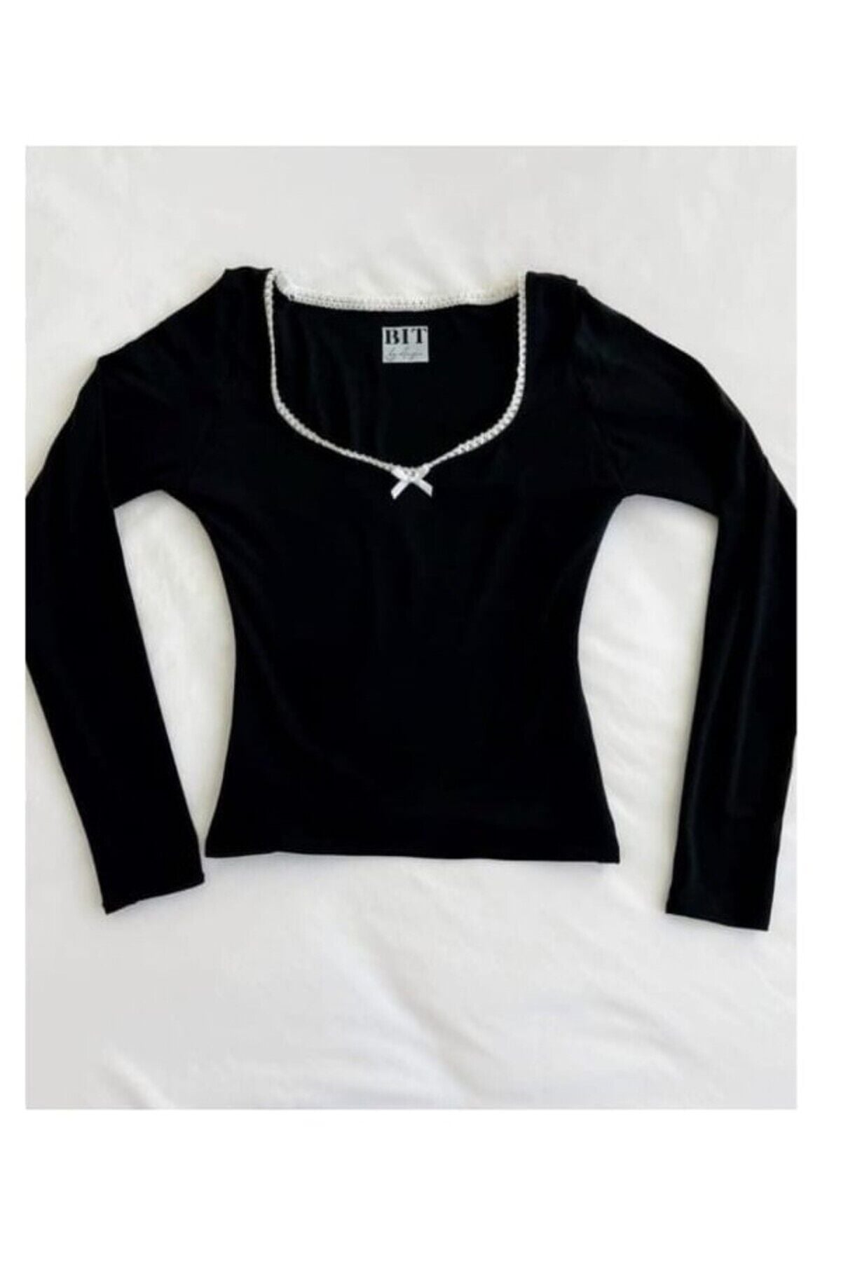 Coquette Lolita Pinterest tam boy dantel detaylı bluz