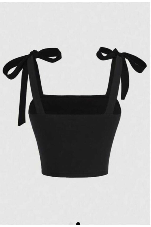 Coquette fiyonk bağlamalı yanları büzgülü bluz