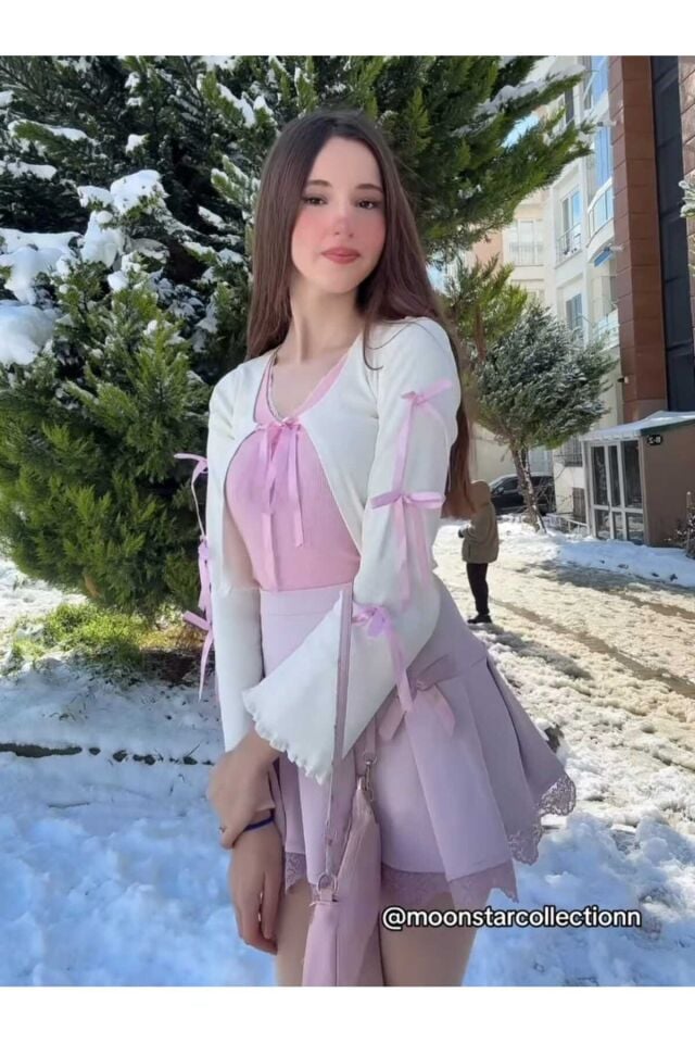Coquette Kurdele Detaylı Lolita Hırka Bolero